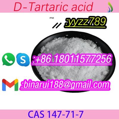 Fornitura di fabbrica Grado alimentare D-acido tartarico C4H6O6 (2S,3S) -acido tartarico CAS 147-71-7