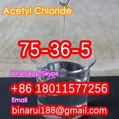 Cloruro di acetil al 99% Intermediari agrochimici C2H3ClO Cloruro di acido etanoico CAS 75-36-5